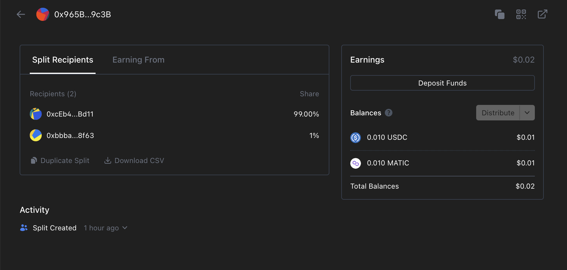 View Claimable Fees